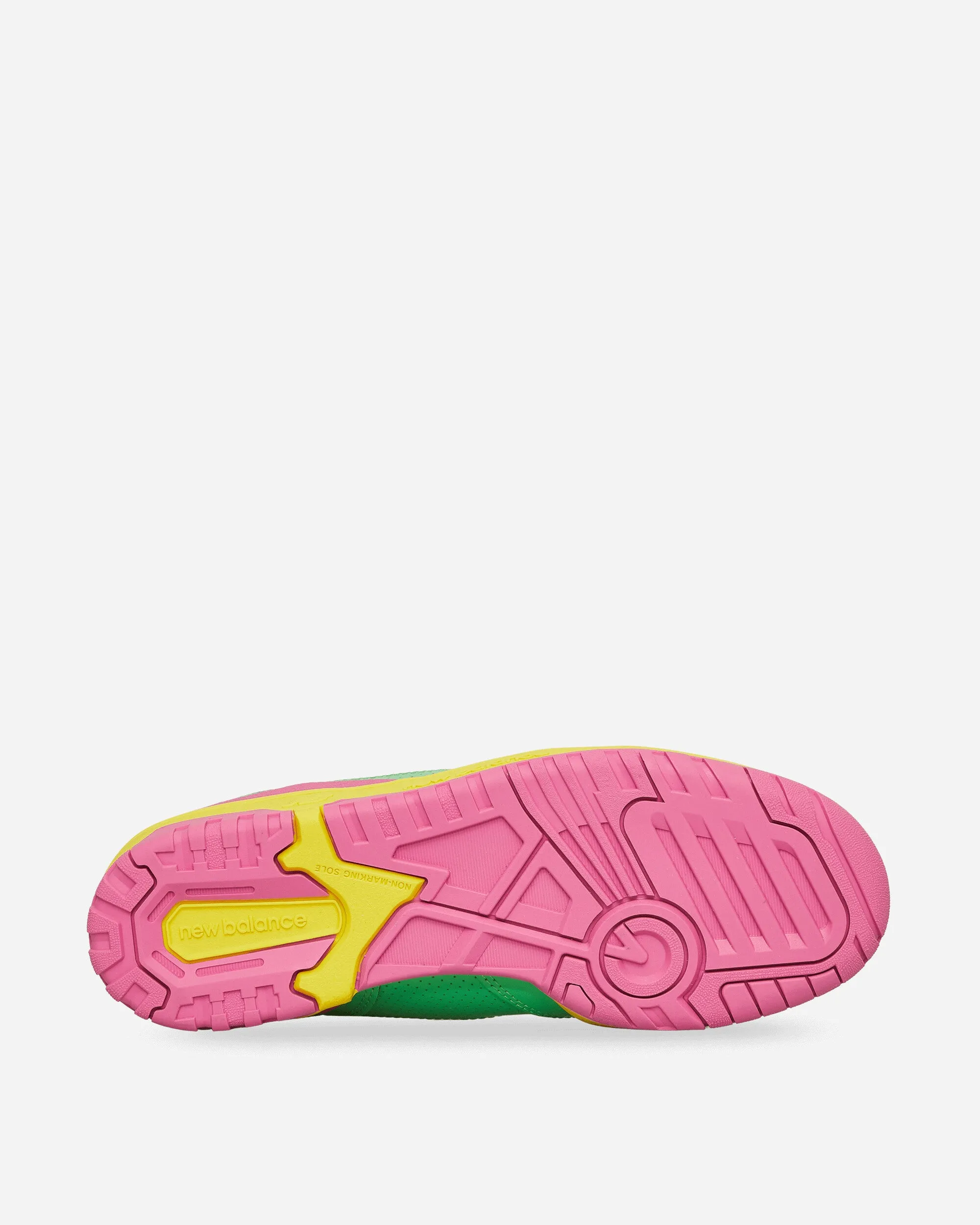 550 Sneakers Rose / Vert / Citron vert