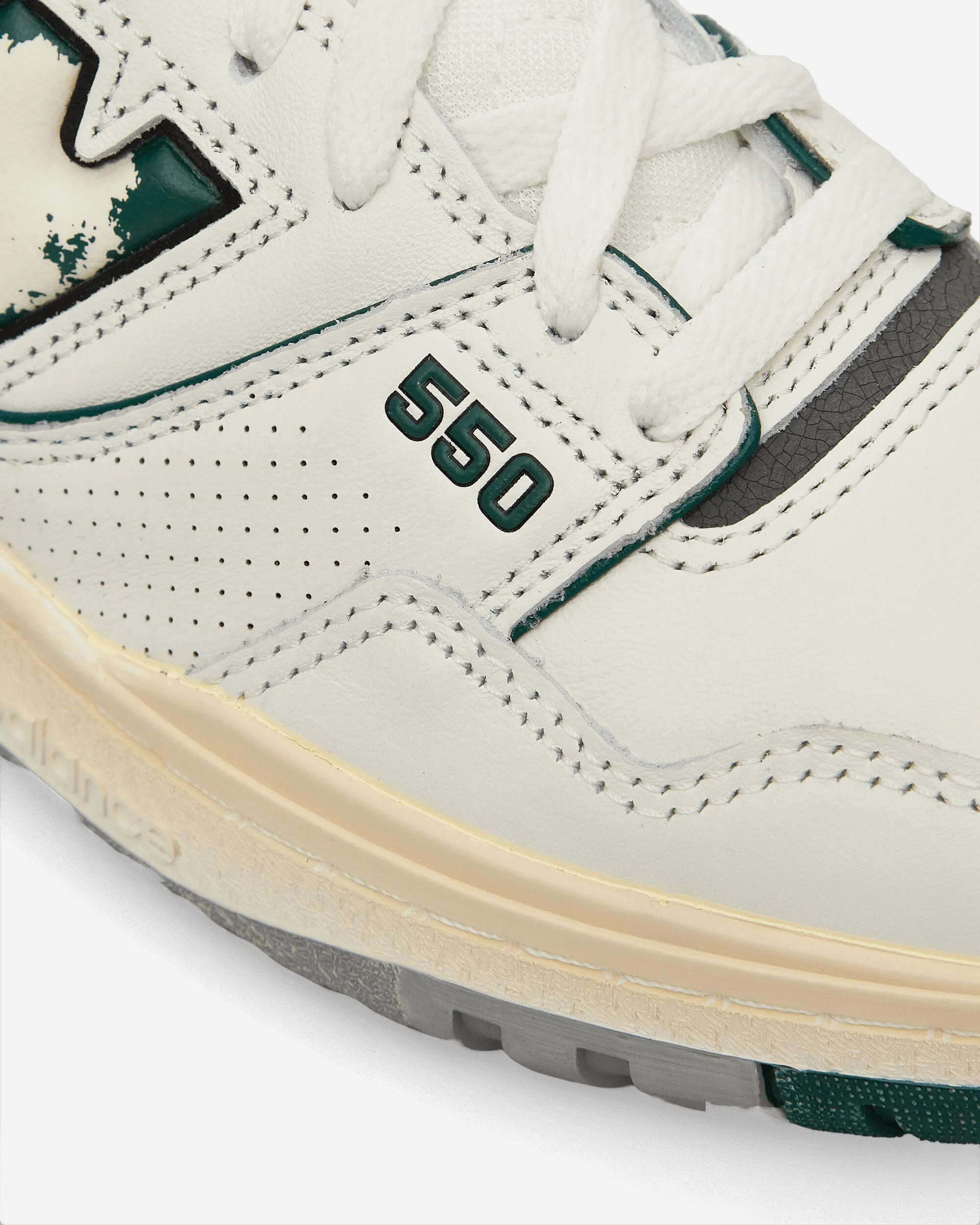 550 Sneakers Sel de Mer / Vert Minuit