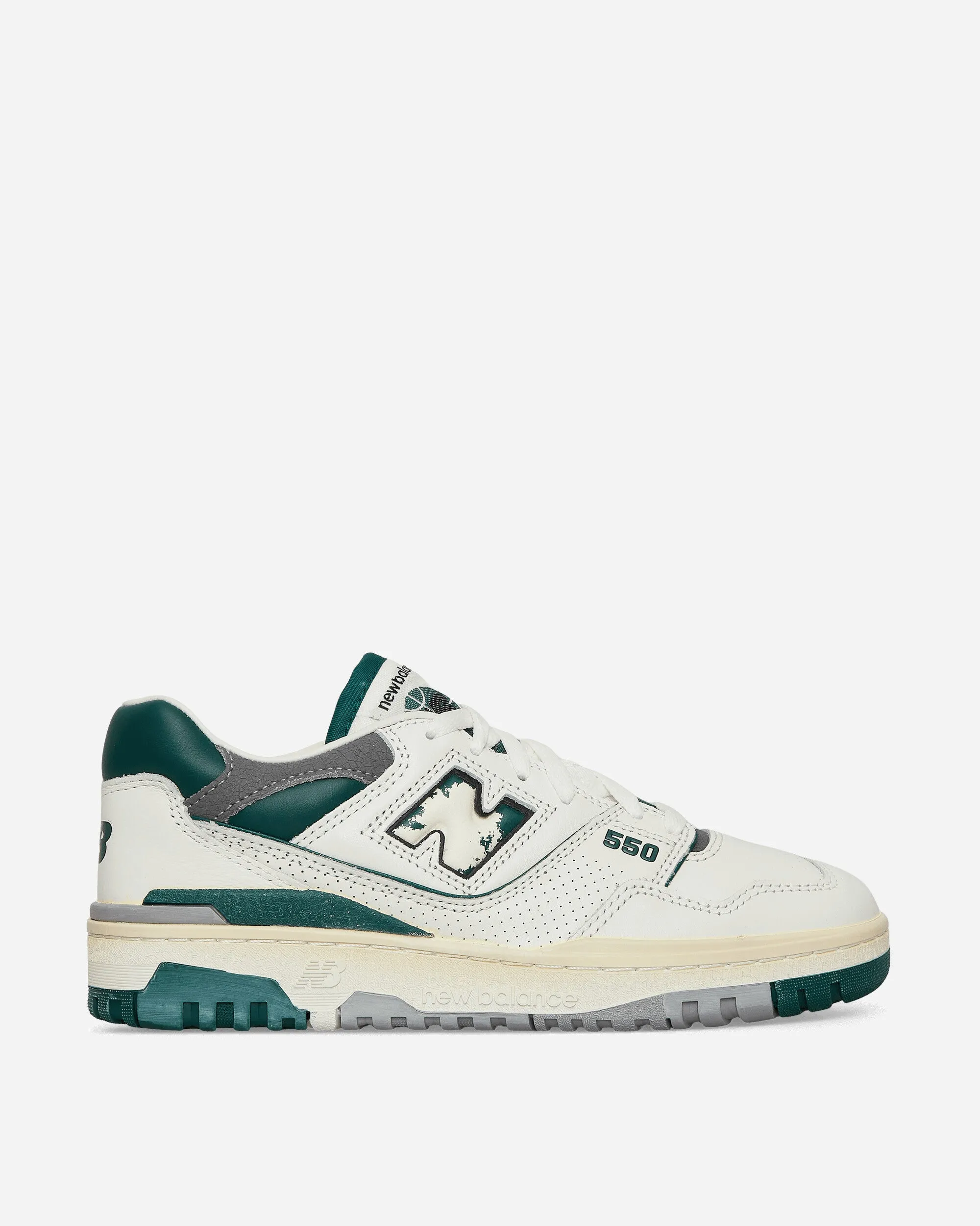 550 Sneakers Sel de Mer / Vert Minuit