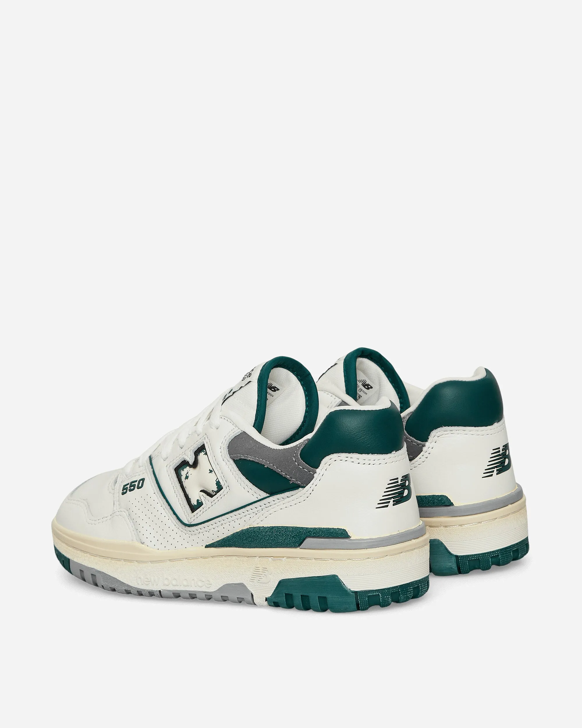 550 Sneakers Sel de Mer / Vert Minuit