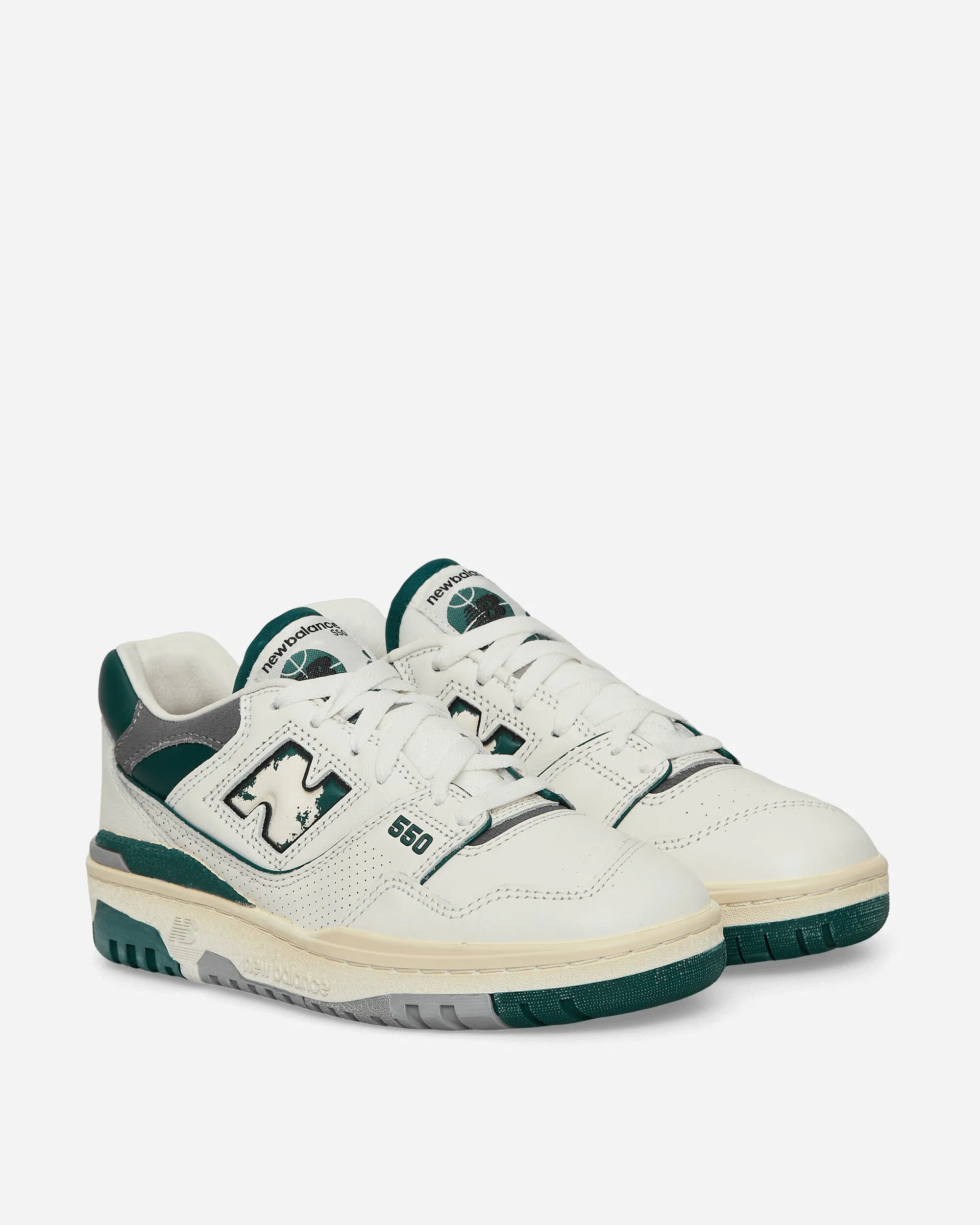 550 Sneakers Sel de Mer / Vert Minuit