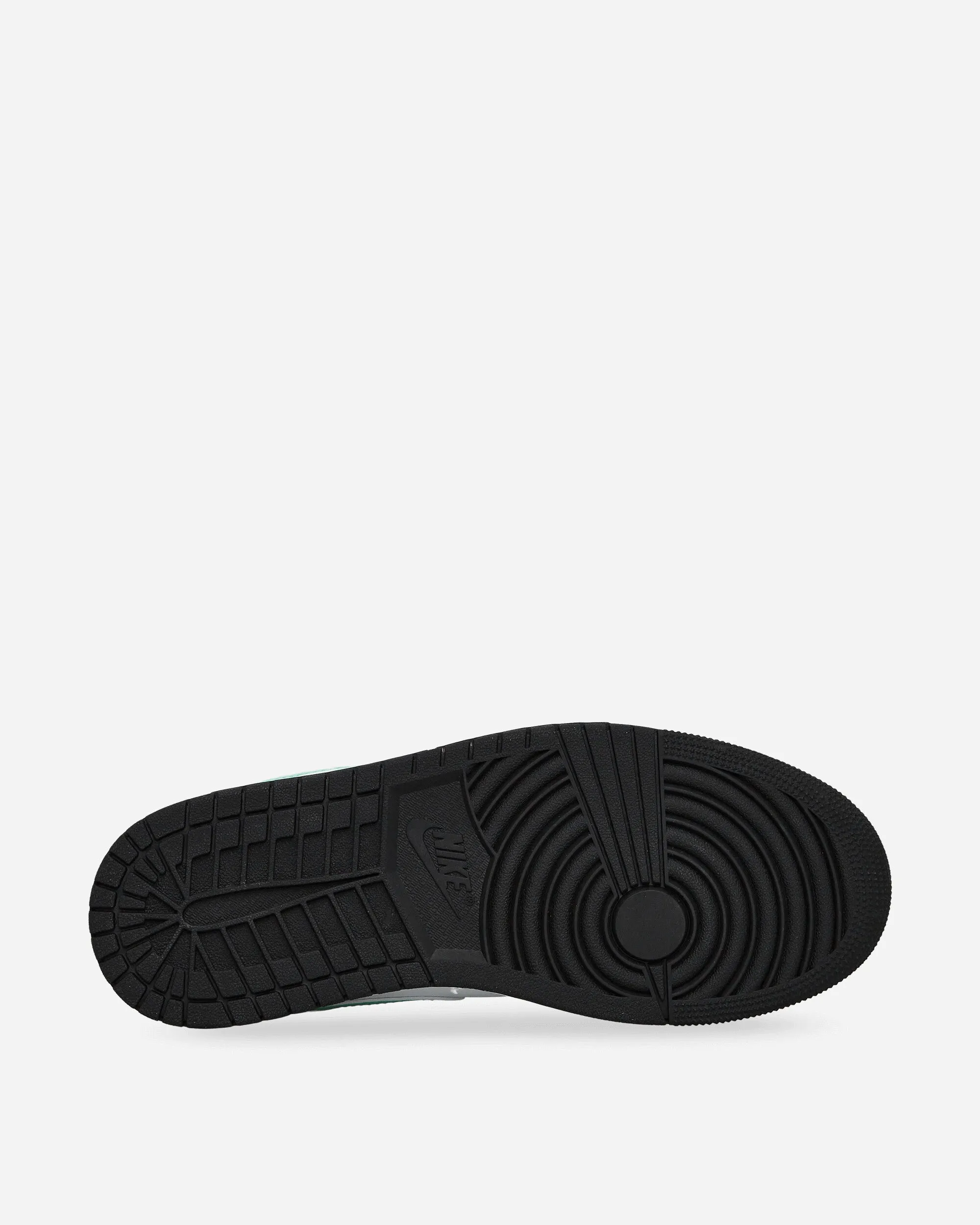 Baskets Air Jordan 1 Low Blanc / Noir / Vert Fluorescent