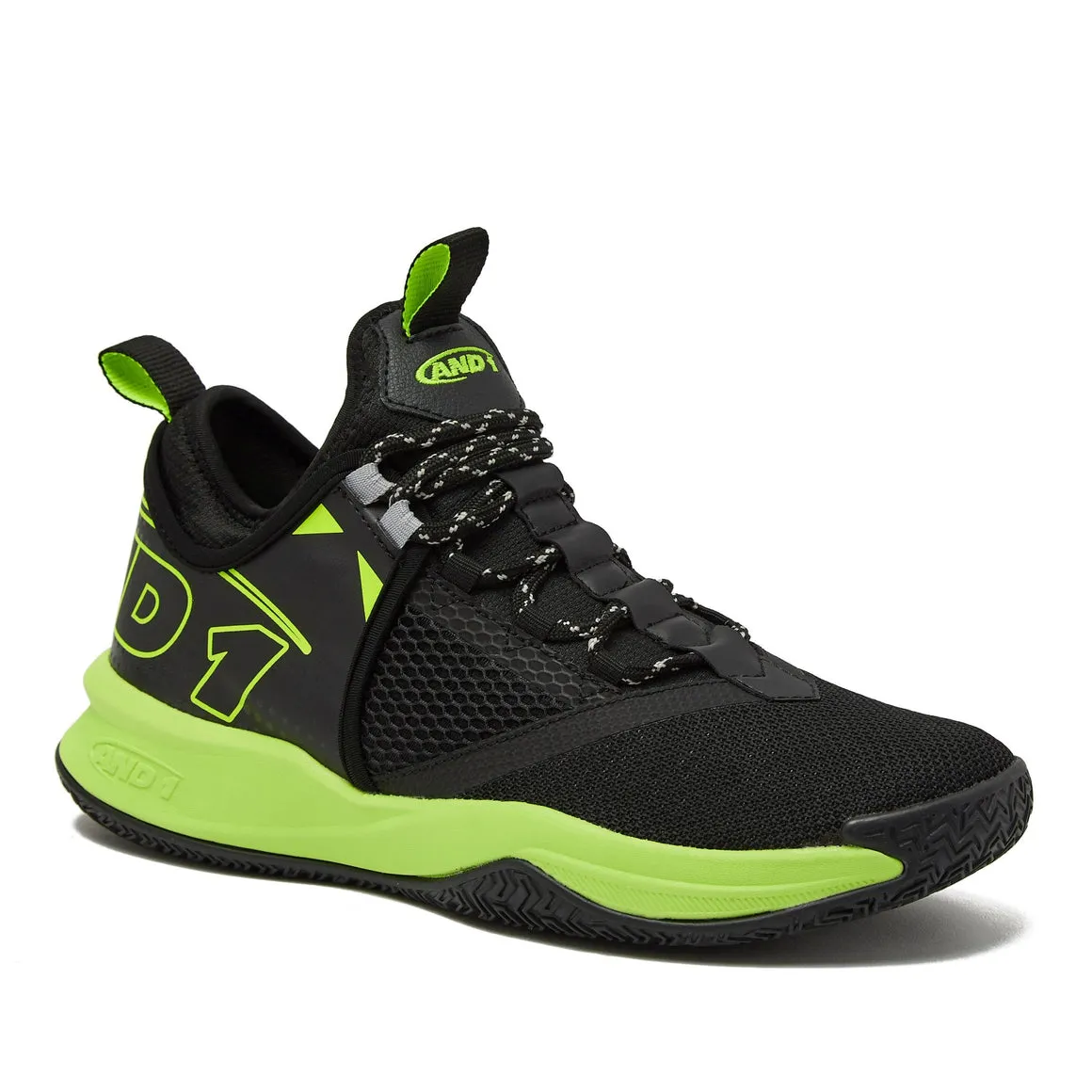 BASKETBALL AND-1 CHARGE POUR HOMME NOIR/JAUNE