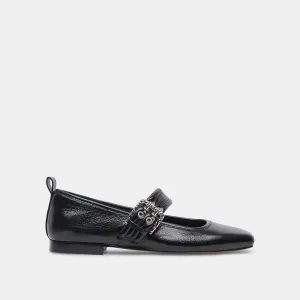 BALLERINES ARORA MIDNIGHT CRINKLE PATENT