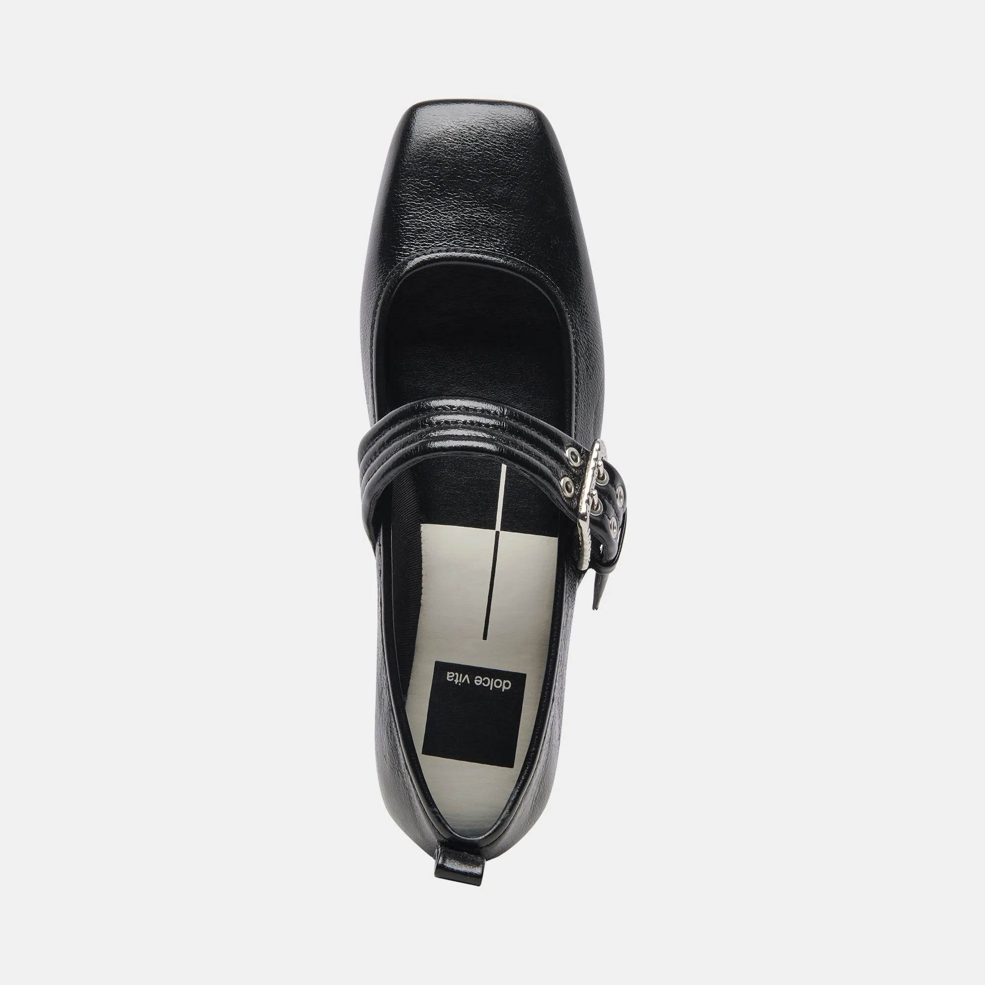 BALLERINES ARORA MIDNIGHT CRINKLE PATENT