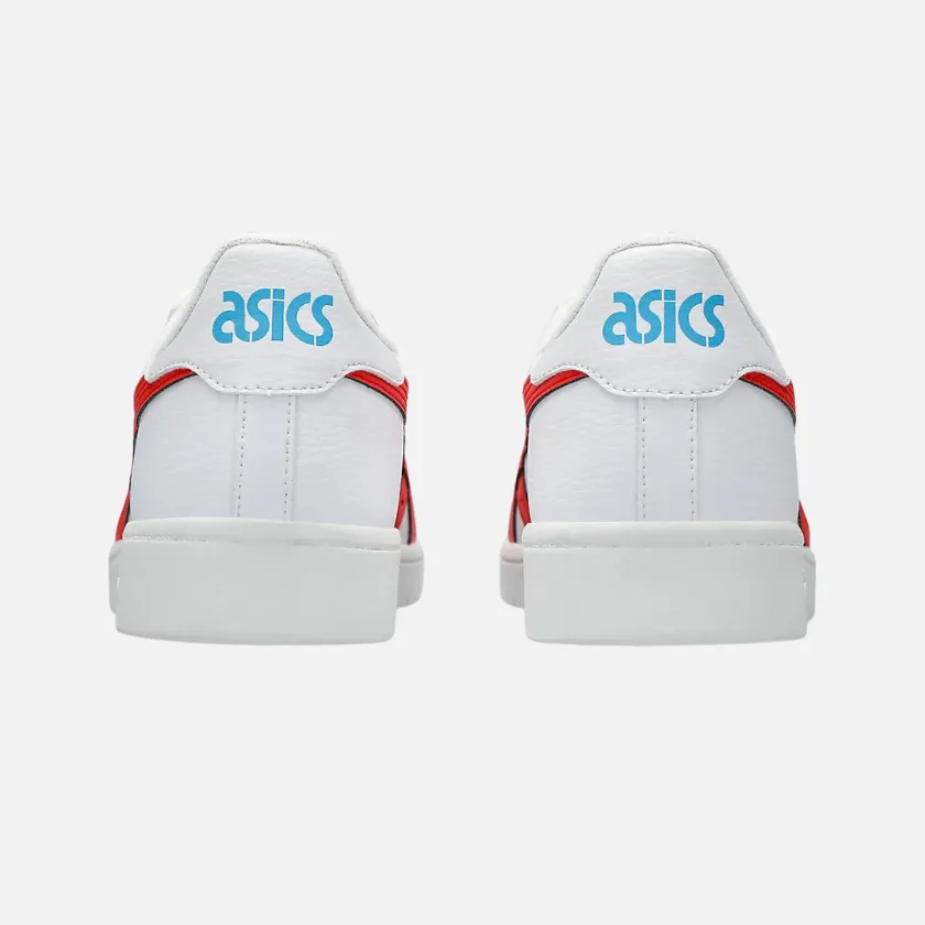 Chaussures de style de vie unisexes Asics JAPAN S - Blanc/Rouge vif