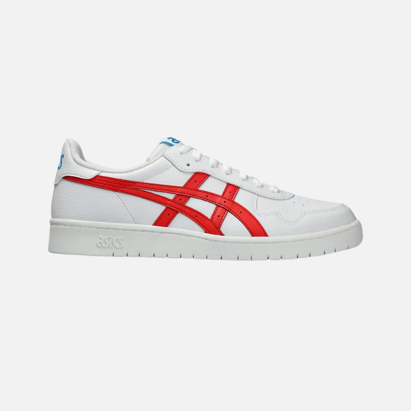 Chaussures de style de vie unisexes Asics JAPAN S - Blanc/Rouge vif