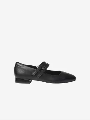 Escarpins Mary Jane Vegan en Cuir de Raisin Blackberry | Noir