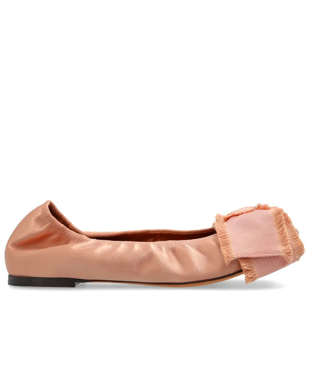Détail de nœud Ballerine en couleur blush