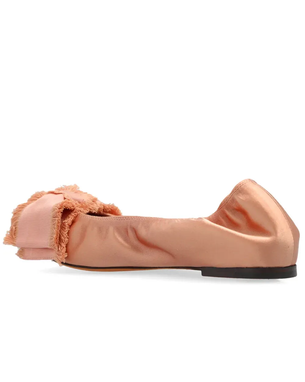 Détail de nœud Ballerine en couleur blush