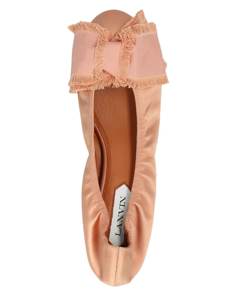 Détail de nœud Ballerine en couleur blush