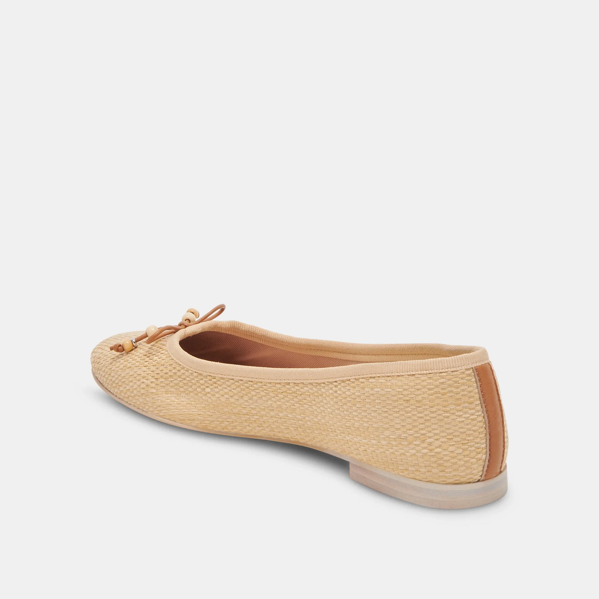 BALLERINES CACY EN RAFFIA NATUREL