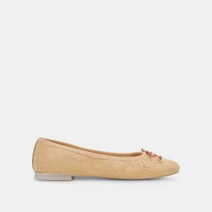 BALLERINES CACY EN RAFFIA NATUREL