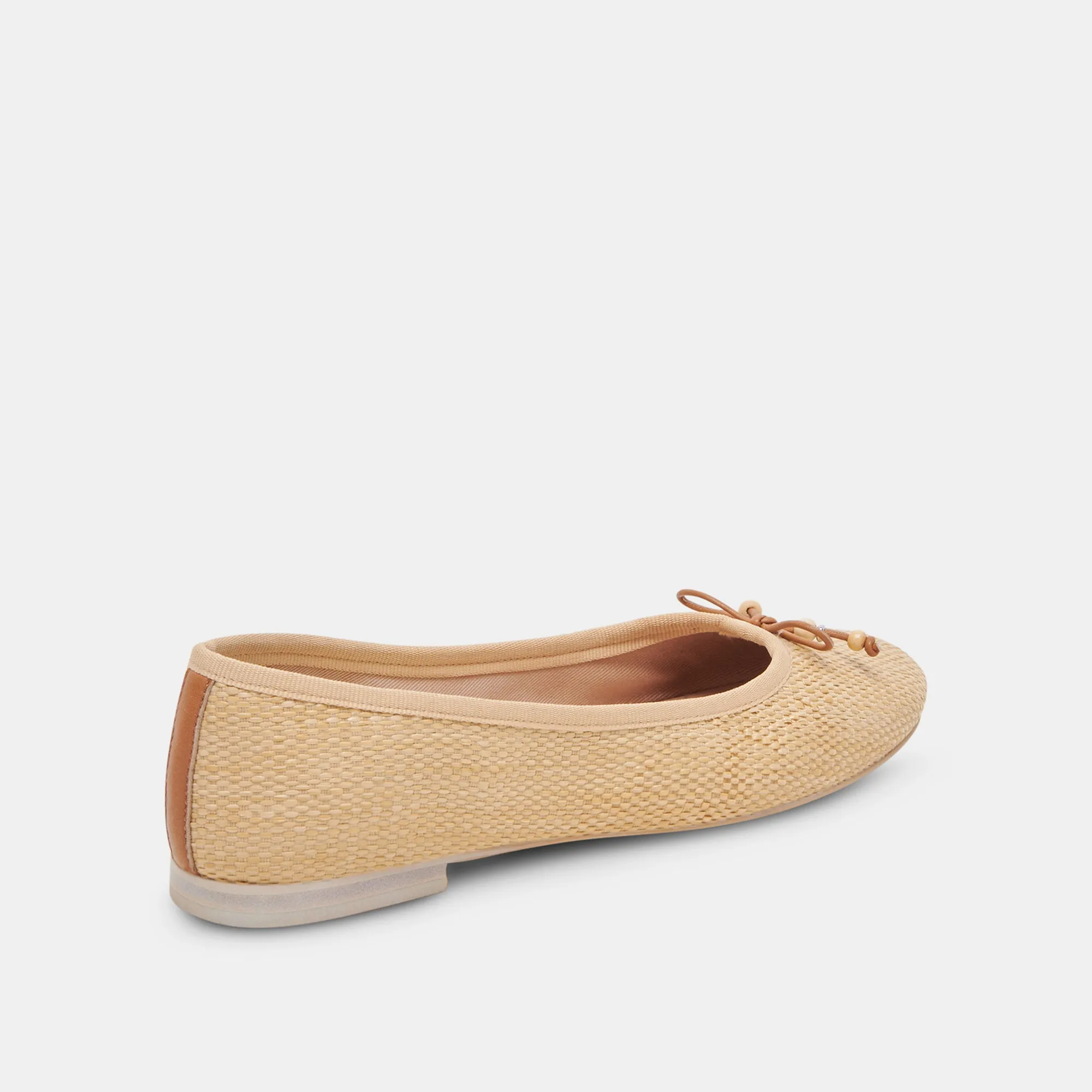 BALLERINES CACY EN RAFFIA NATUREL