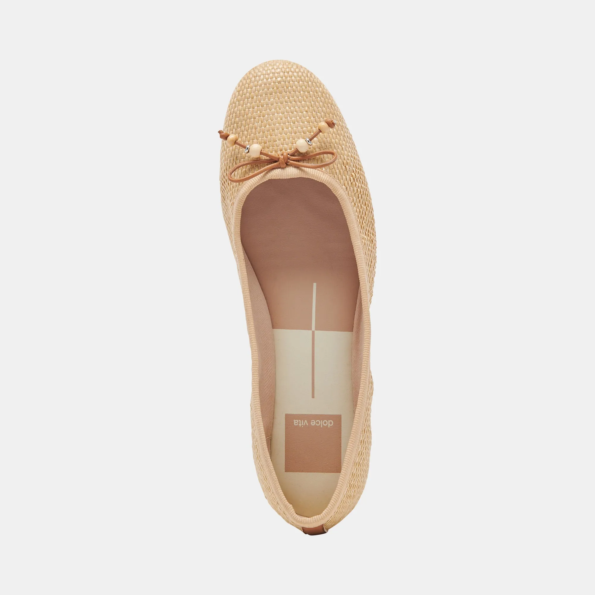 BALLERINES CACY EN RAFFIA NATUREL