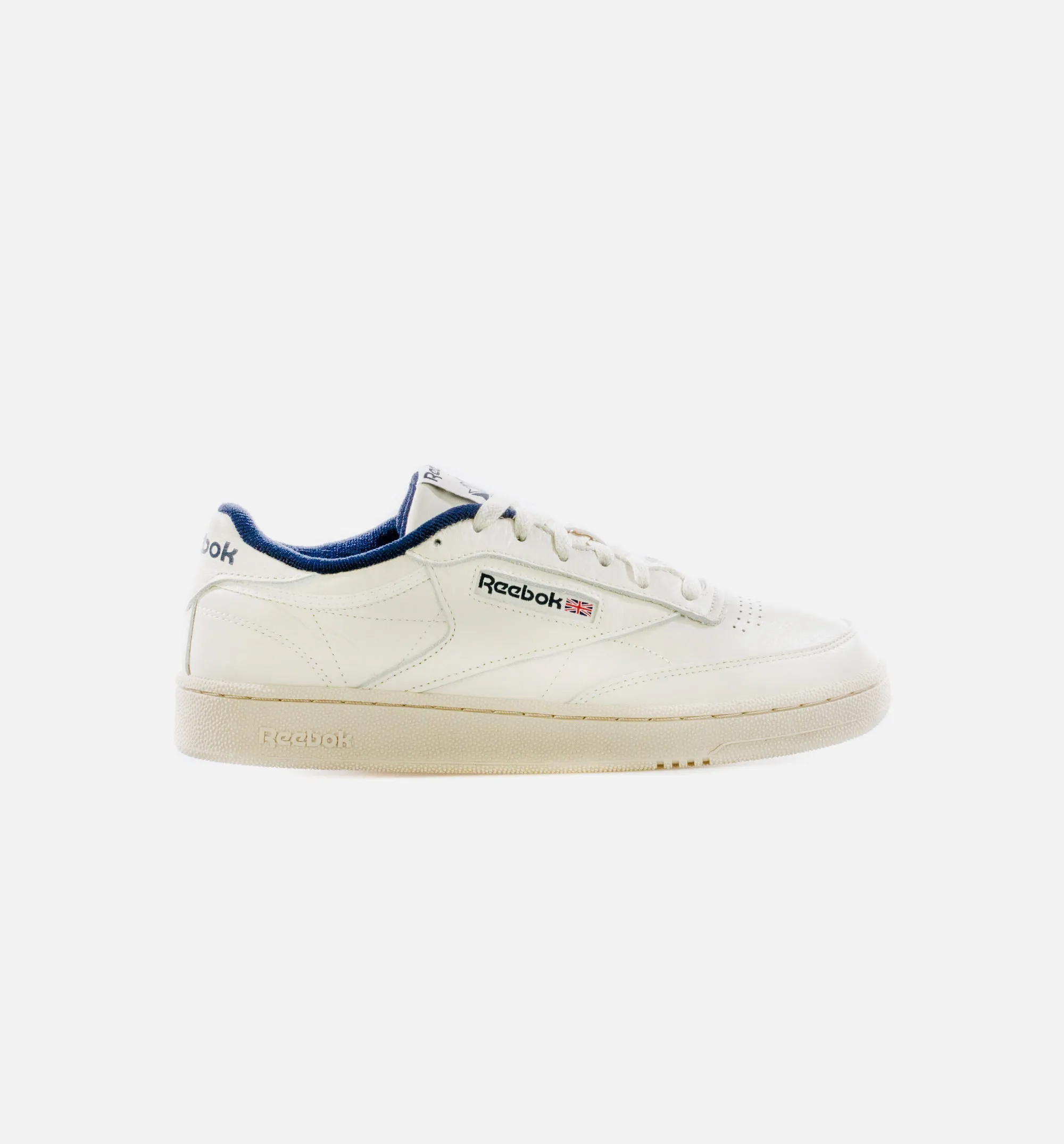 Chaussure de style vintage Club C 85 pour homme - Blanc/Bleu marine