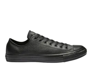 CHUCK TAYLOR ALL STAR BASSE POUR HOMME EN CUIR TRIPLE NOIR DE CONVERSE