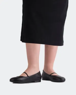 Darcey en cuir noir