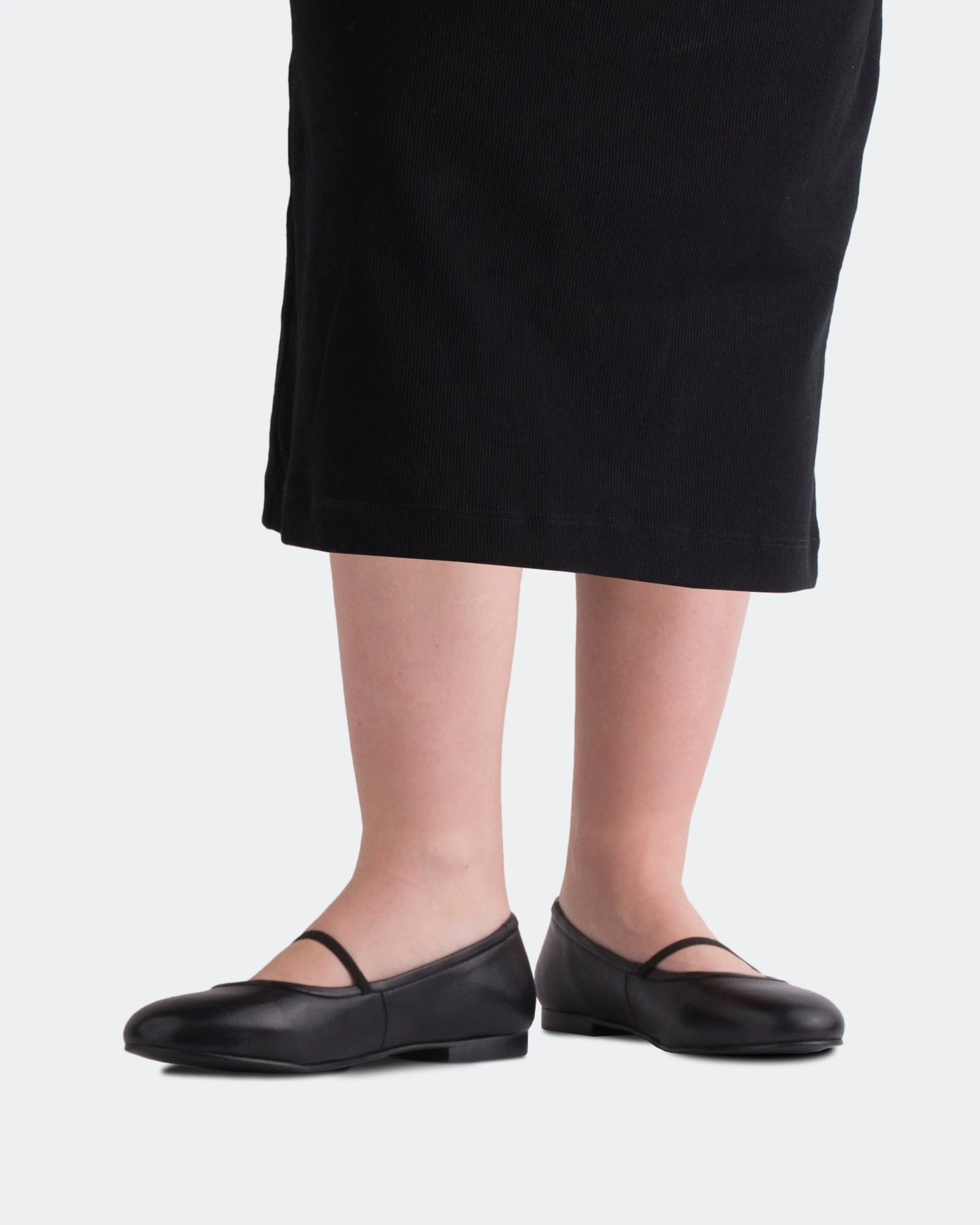 Darcey en cuir noir