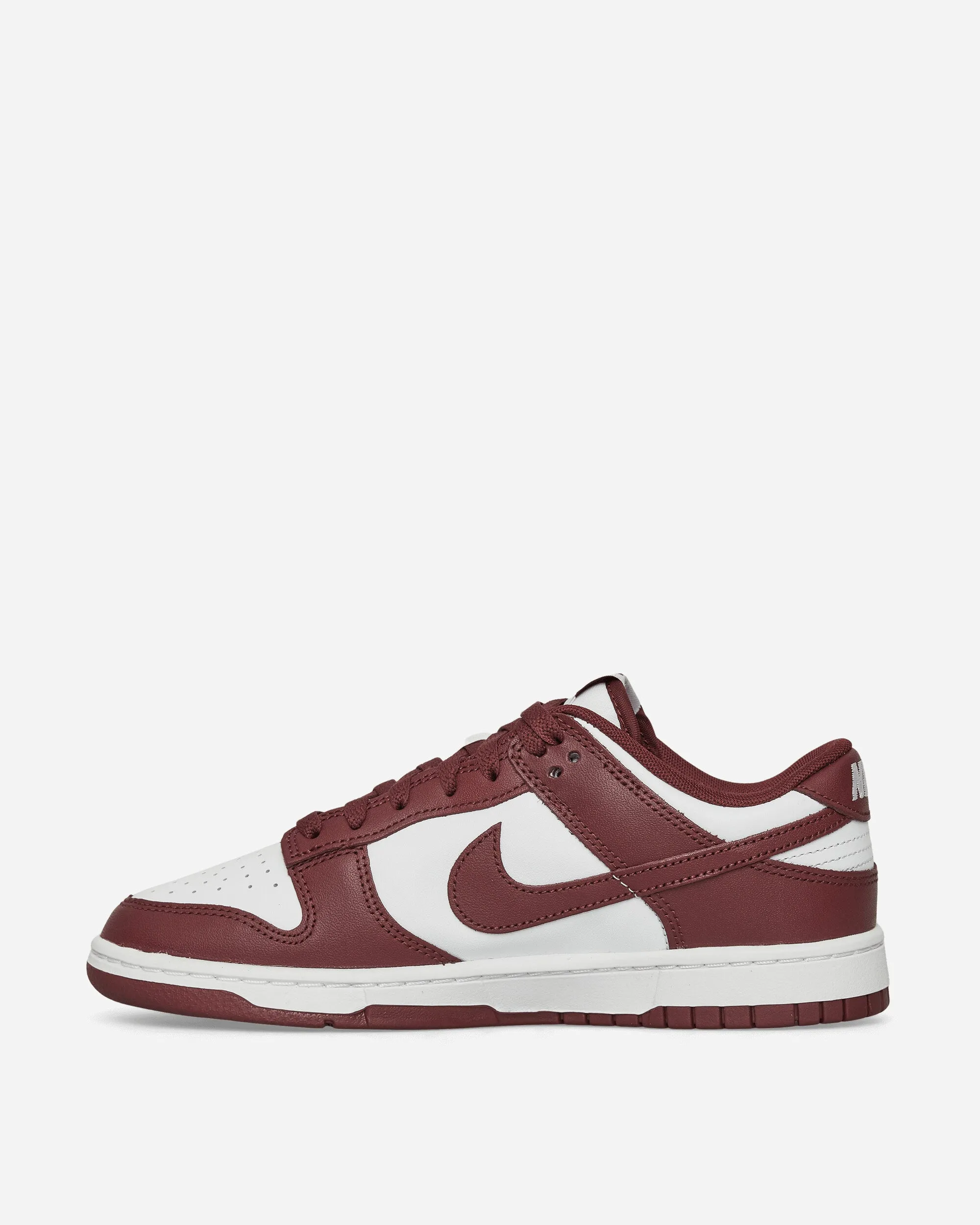 Baskets Dunk Low Retro Blanc / Bois Rouge