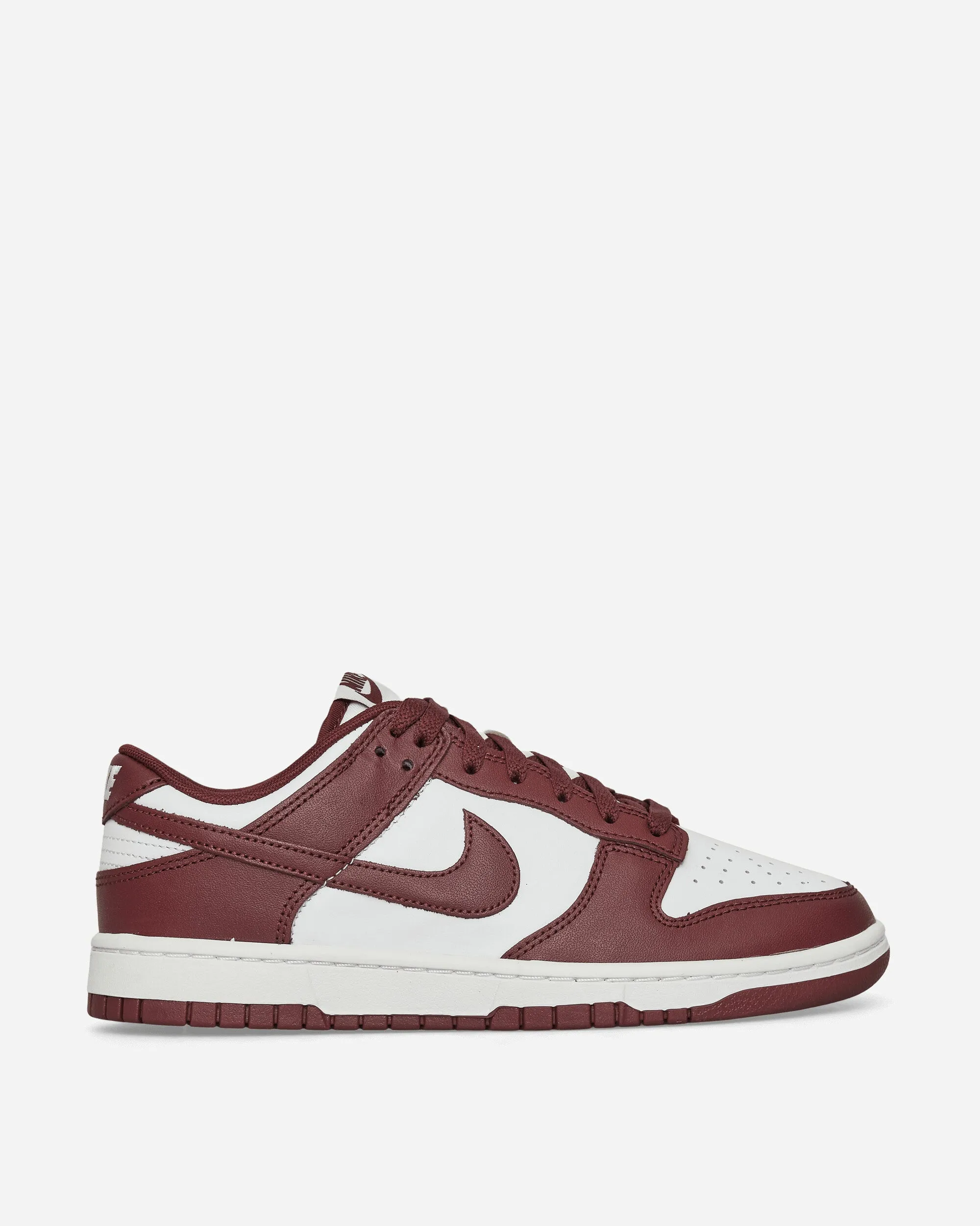 Baskets Dunk Low Retro Blanc / Bois Rouge