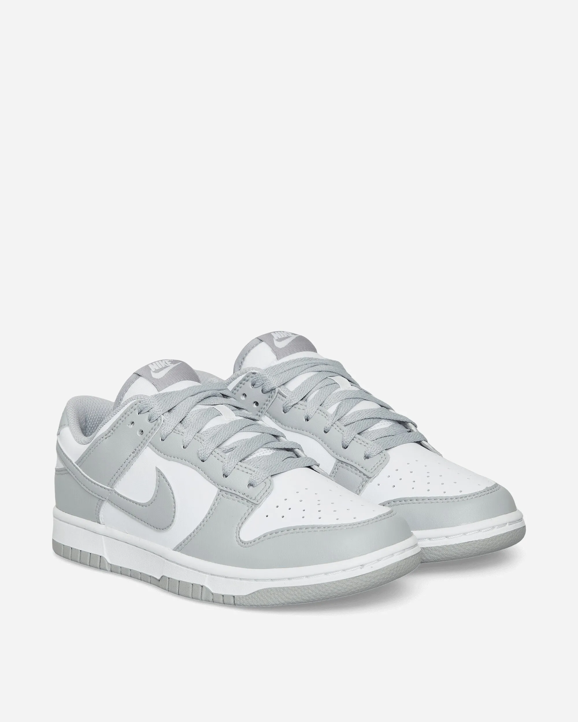 Baskets Dunk Low Blanc / Gris fumée clair