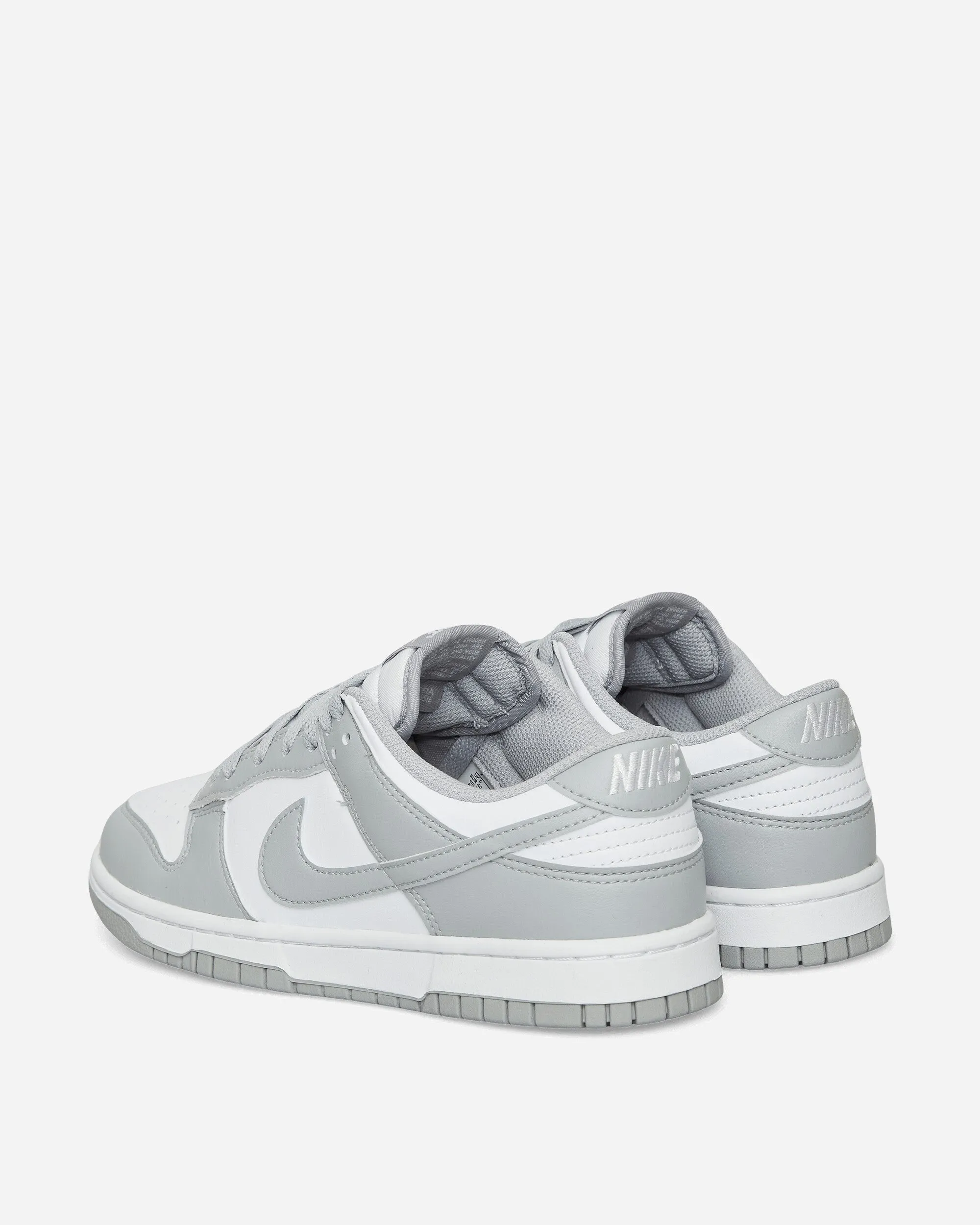 Baskets Dunk Low Blanc / Gris fumée clair