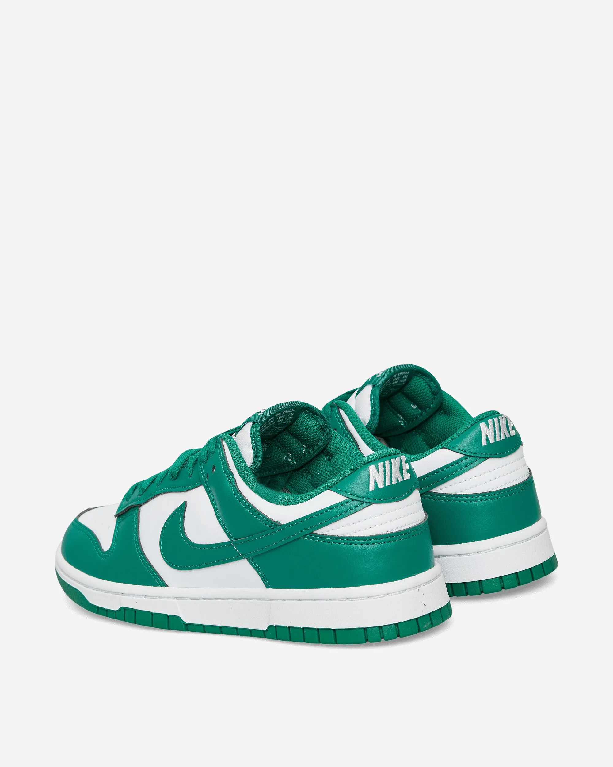 Baskets Dunk Low Blanc / Malachite