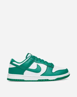 Baskets Dunk Low Blanc / Malachite
