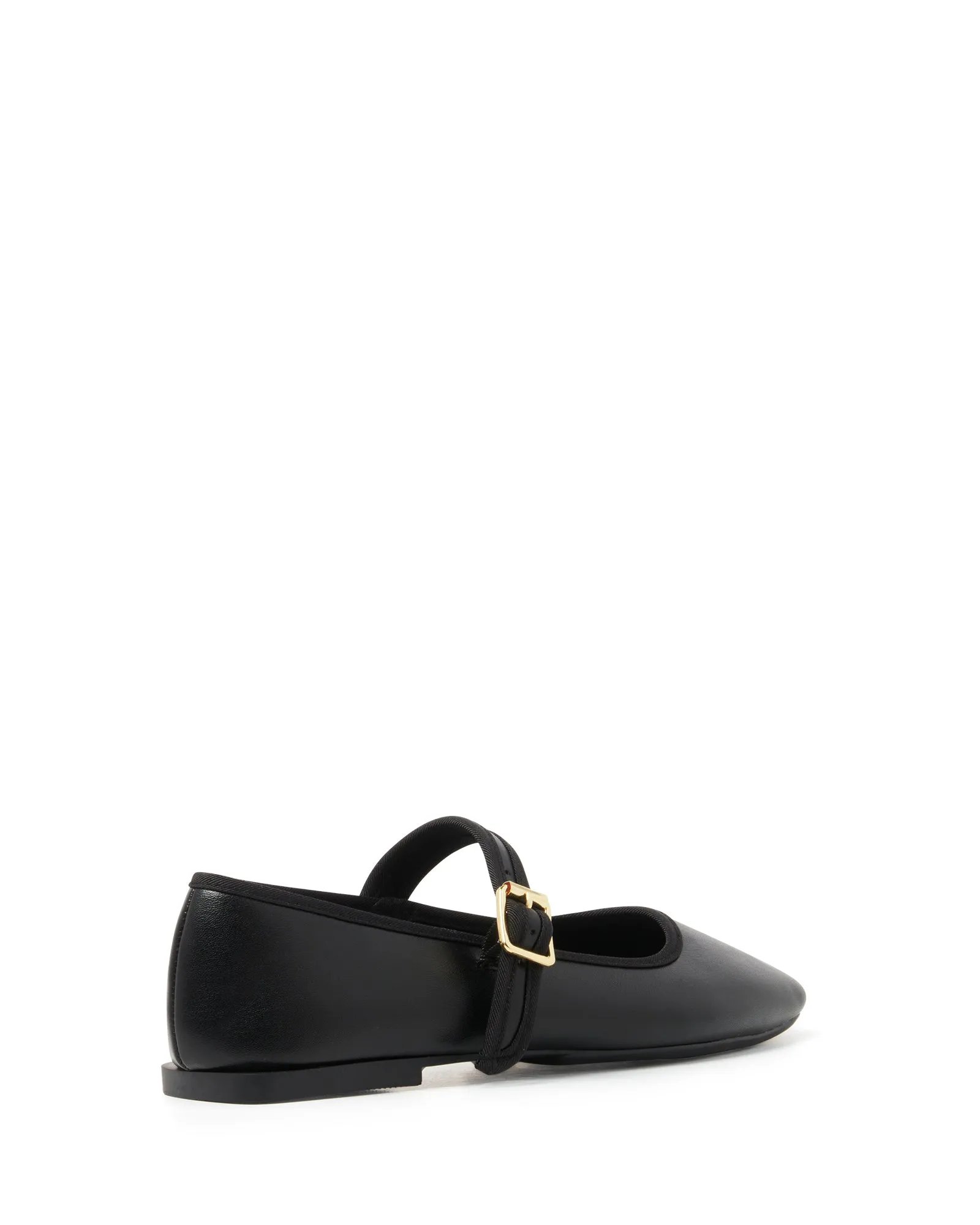 Faze Ballerine Noir Lisse
