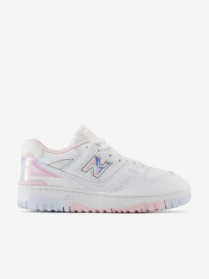 Baskets 550 pour Filles en Blanc