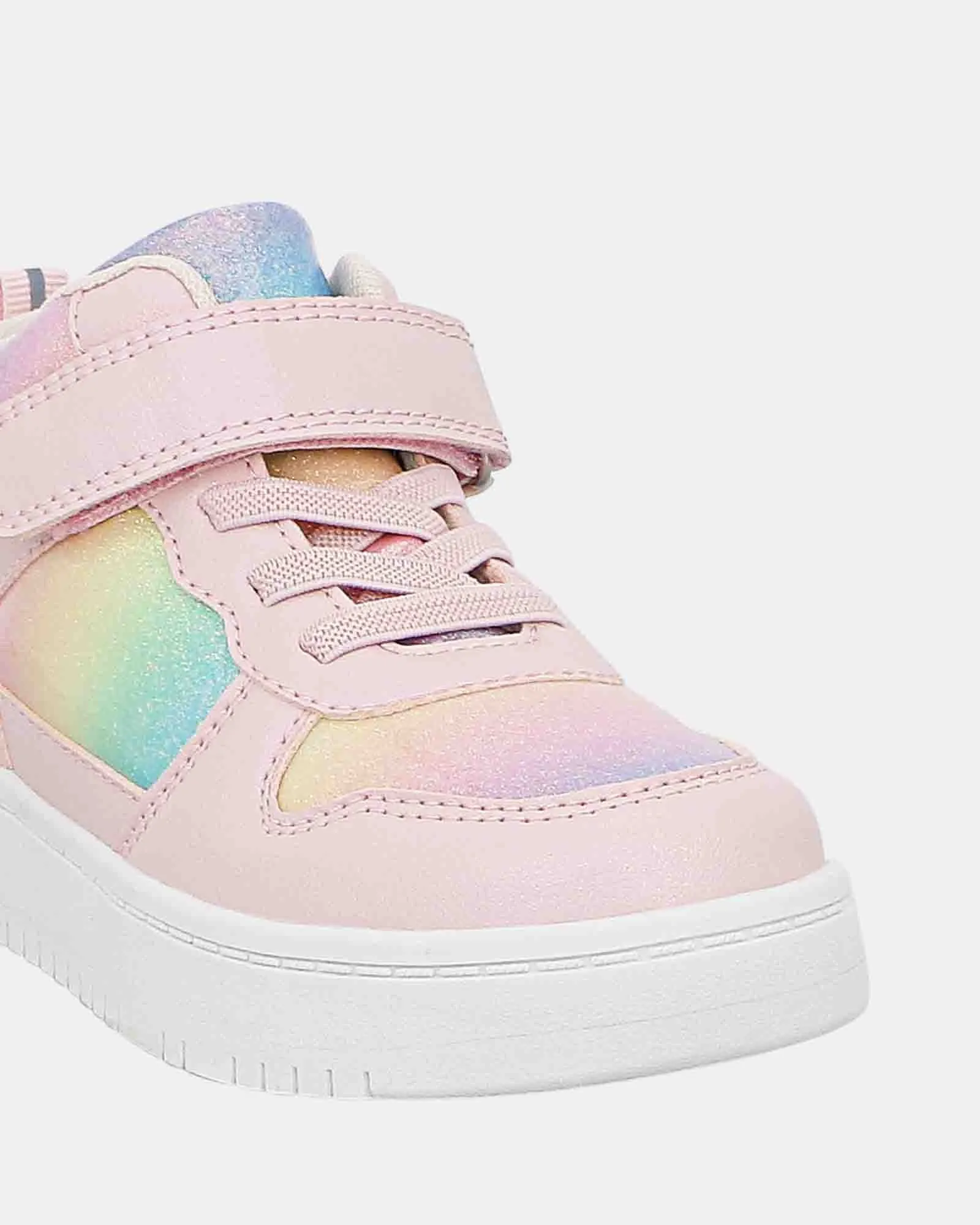 Arc-en-ciel rose nacré