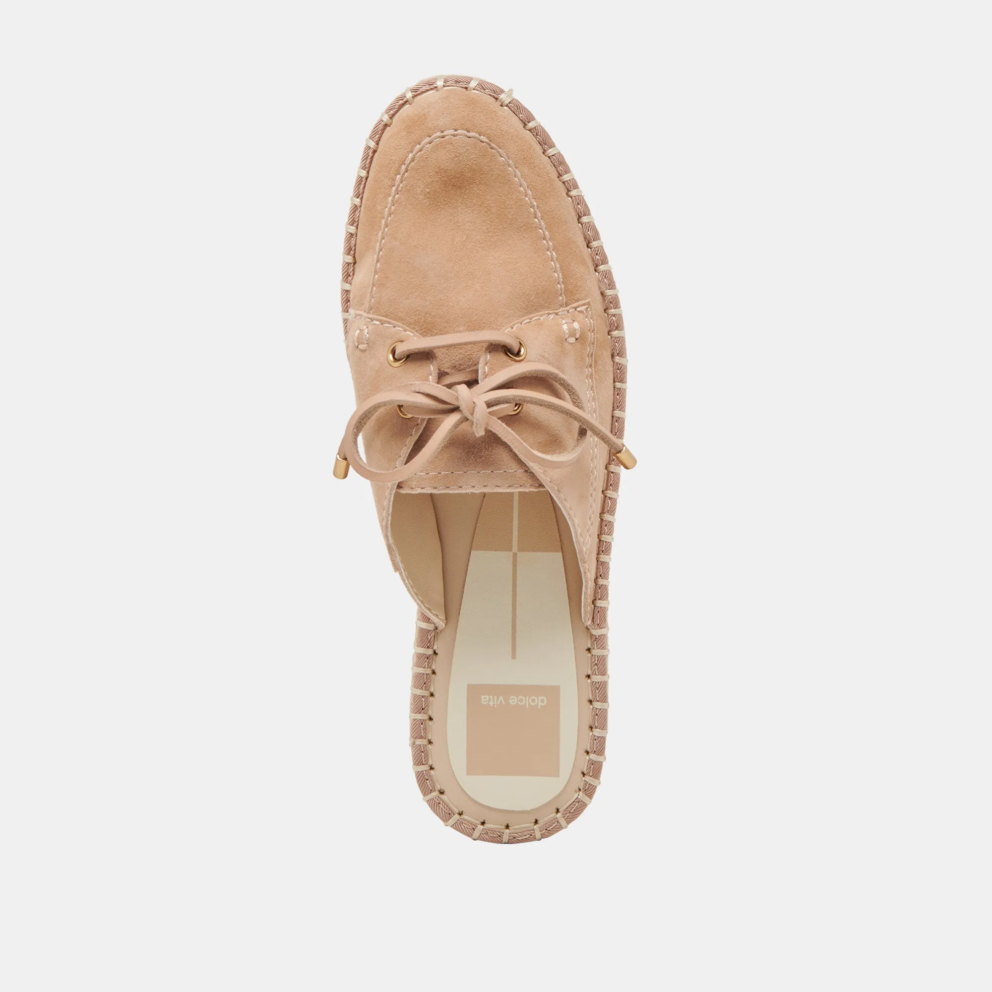 HATIE FLATS EN DAIM DE BAMBOU