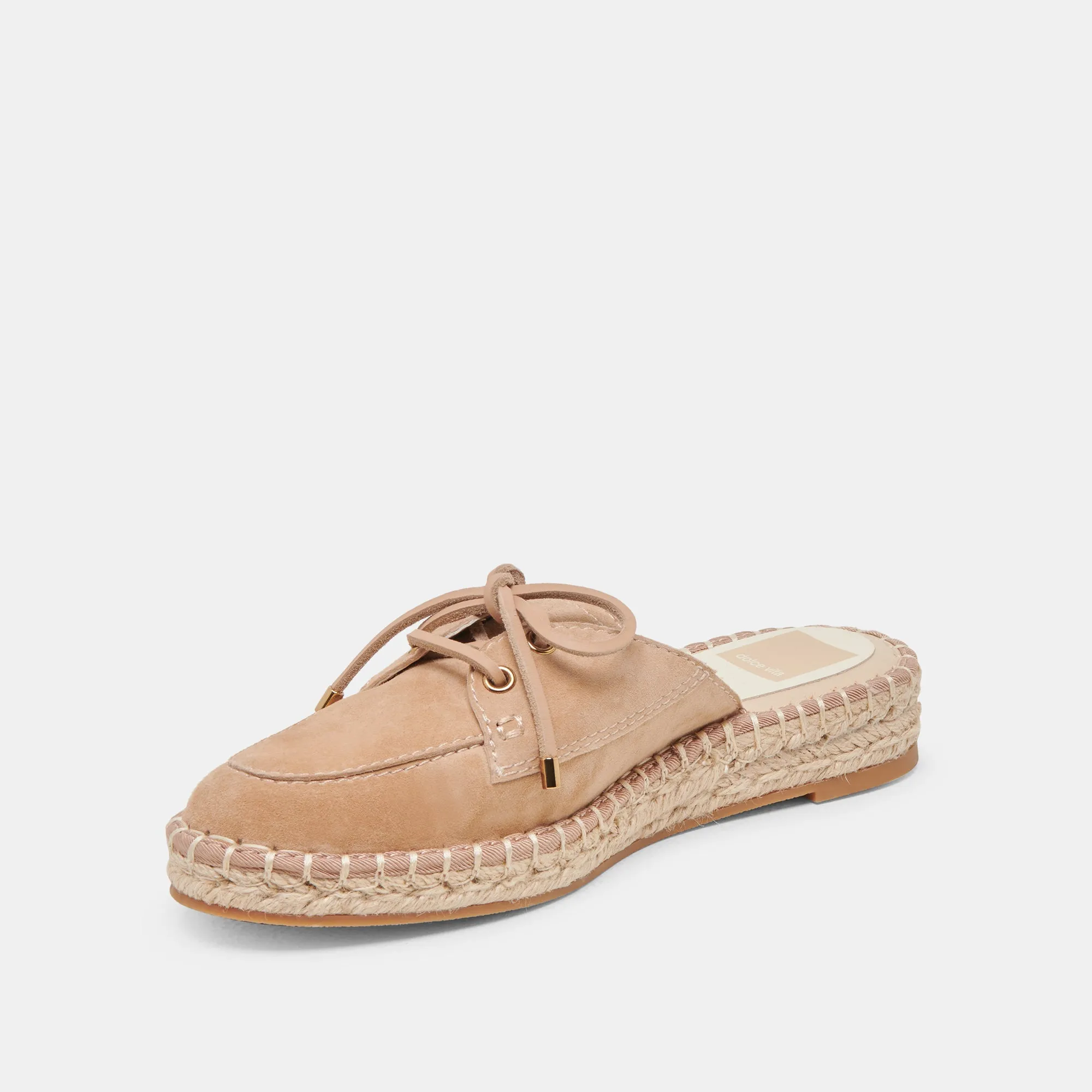 HATIE FLATS EN DAIM DE BAMBOU