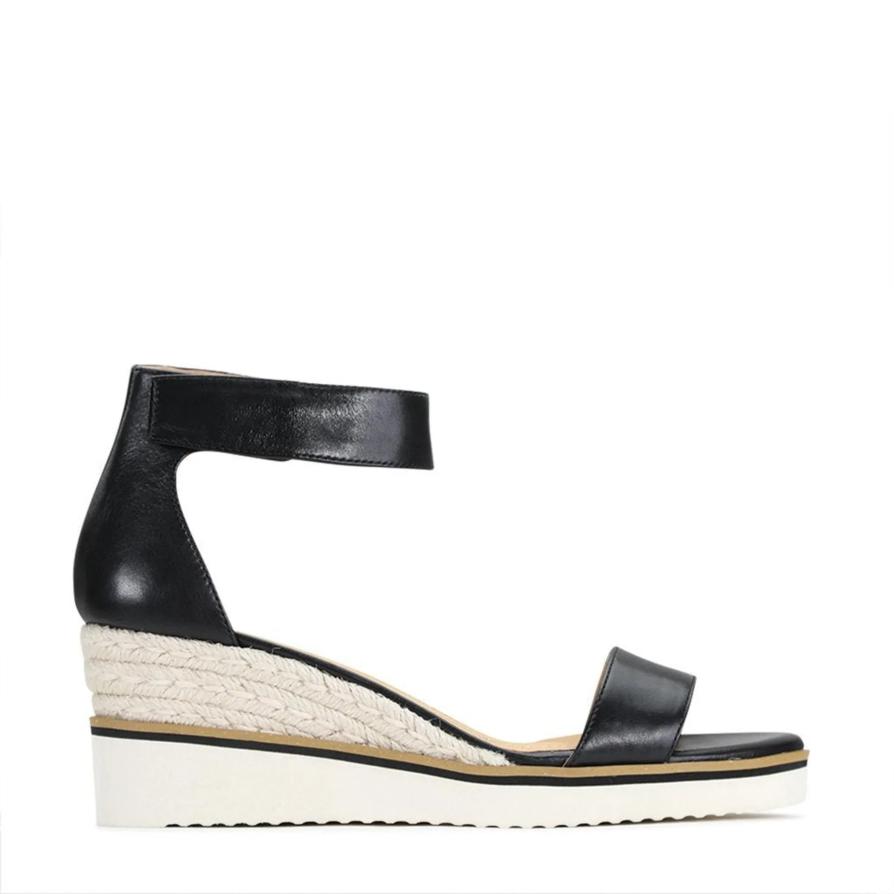 SANDALES ESPADRILLES EN CUIR CONFORTABLES