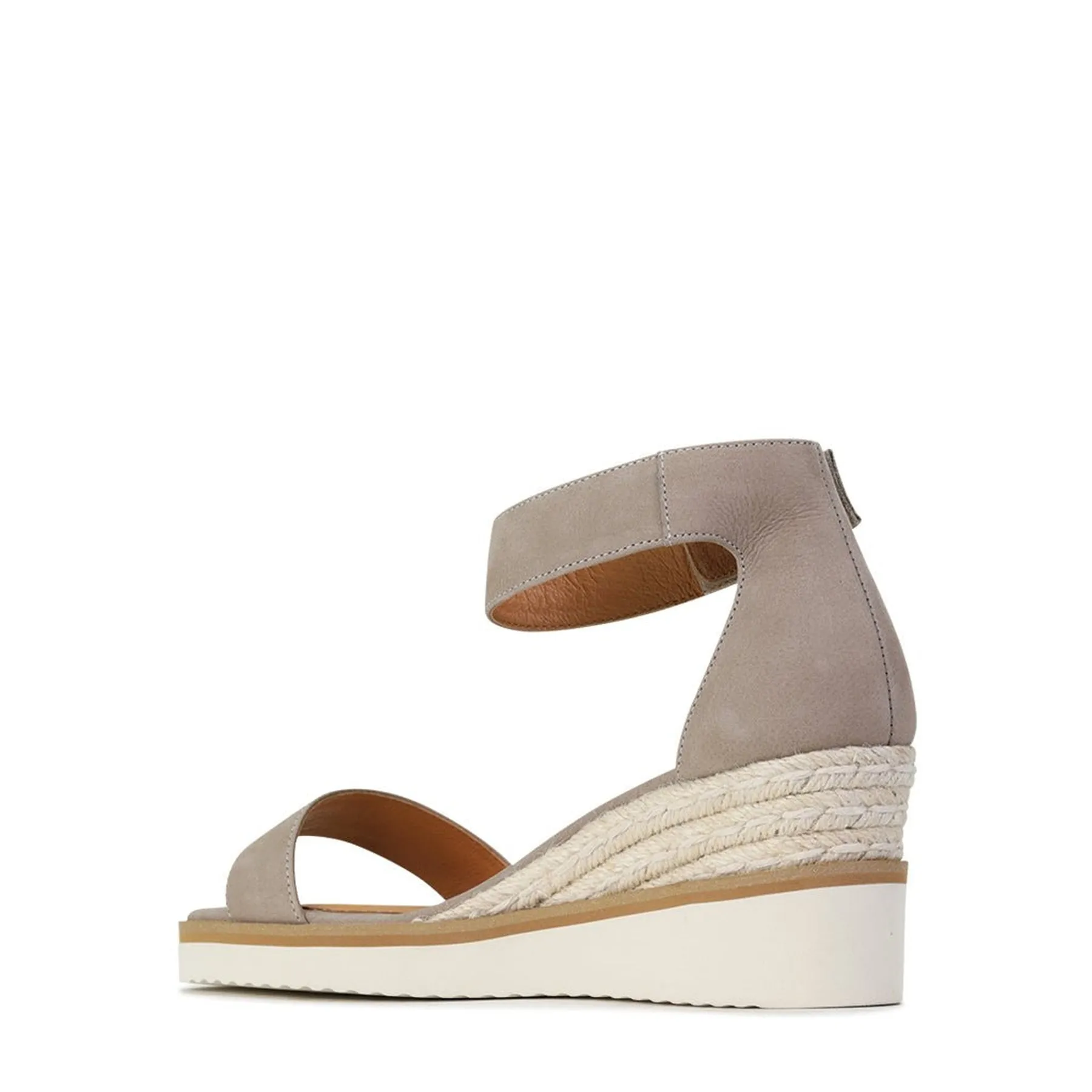 SANDALES ESPADRILLES EN CUIR CONFORTABLES