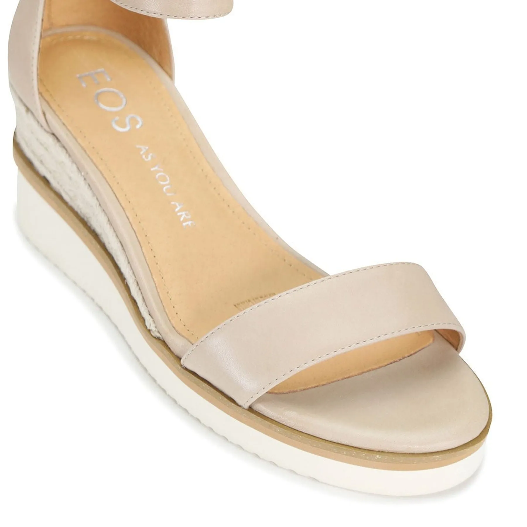 SANDALES ESPADRILLES EN CUIR CONFORTABLES