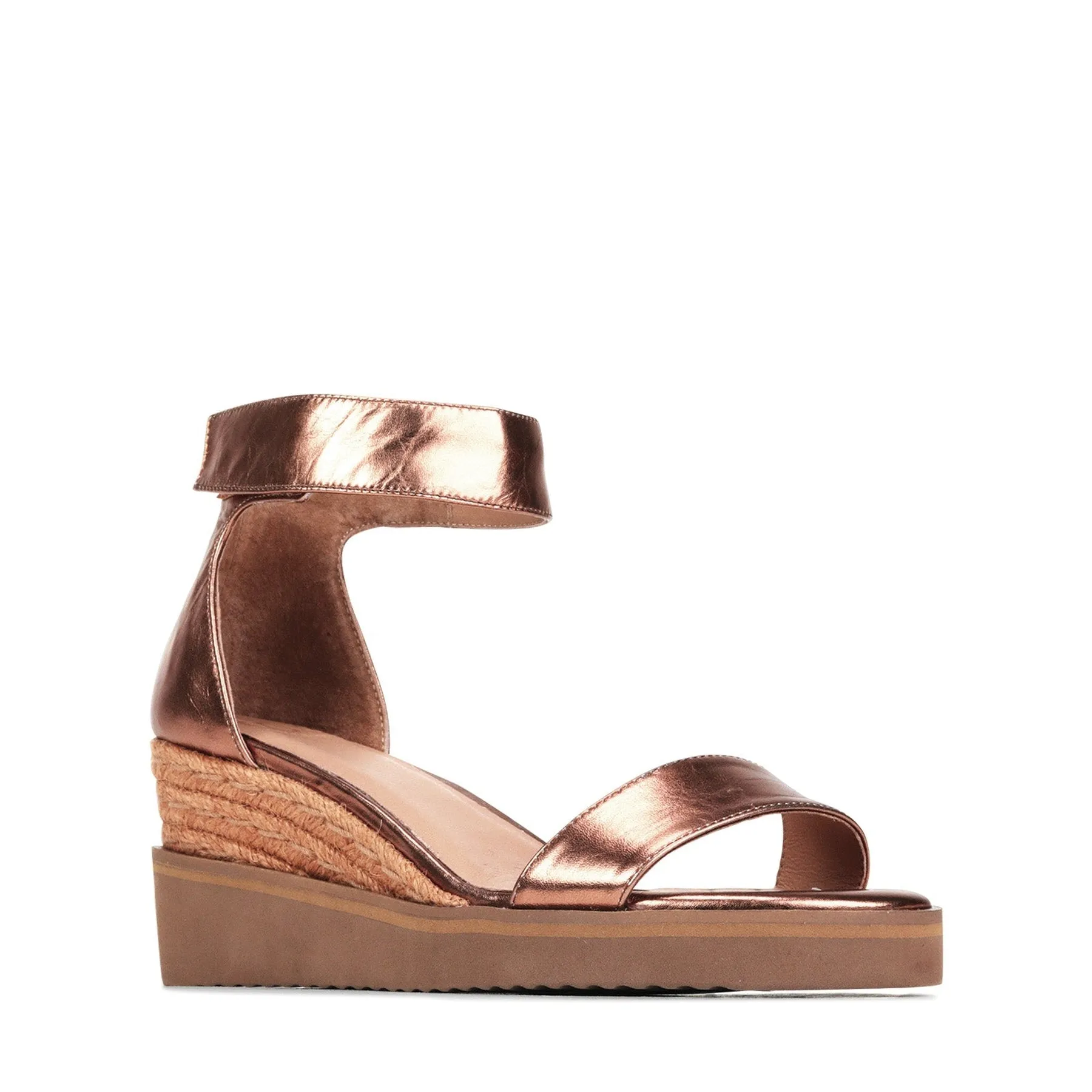 SANDALES ESPADRILLES EN CUIR CONFORTABLES