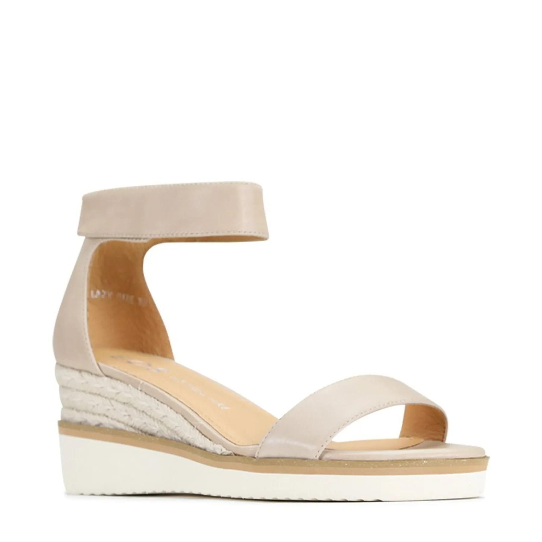 SANDALES ESPADRILLES EN CUIR CONFORTABLES