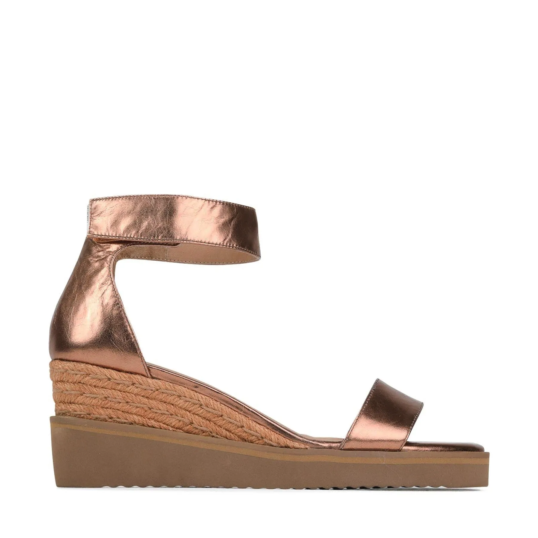 SANDALES ESPADRILLES EN CUIR CONFORTABLES