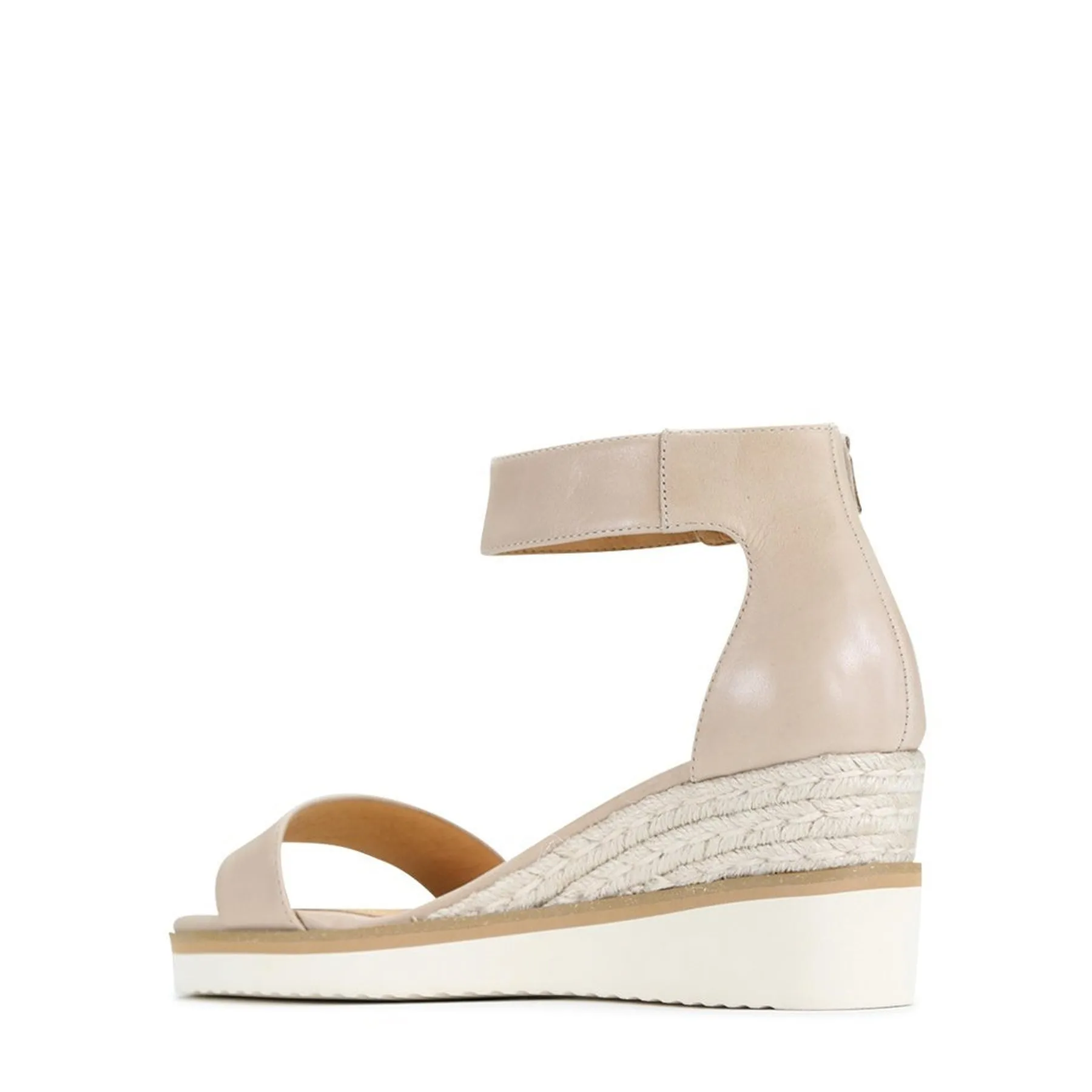 SANDALES ESPADRILLES EN CUIR CONFORTABLES