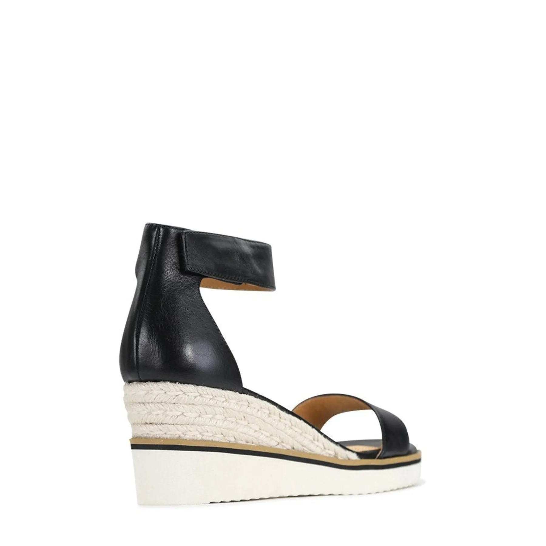 SANDALES ESPADRILLES EN CUIR CONFORTABLES