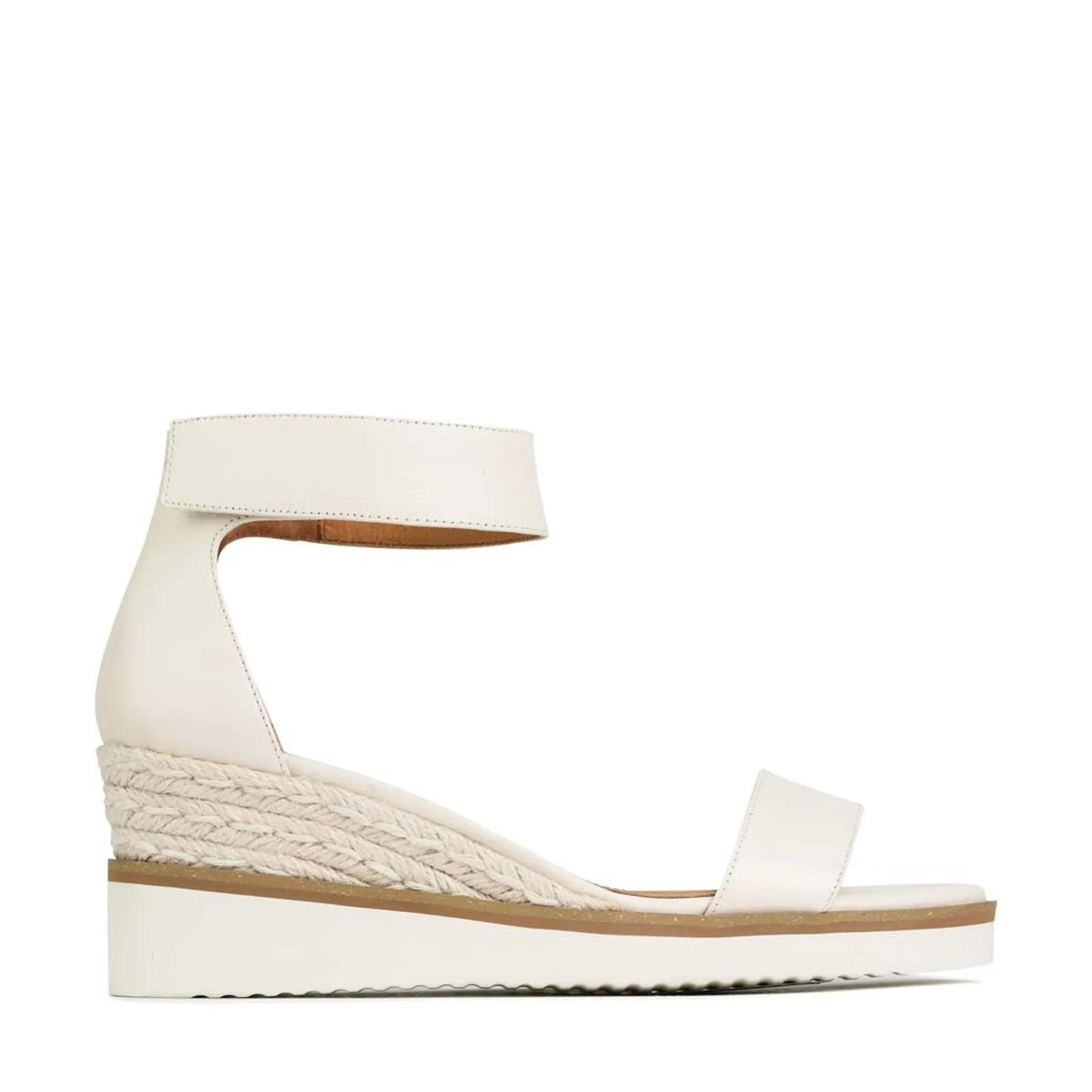 SANDALES ESPADRILLES EN CUIR CONFORTABLES