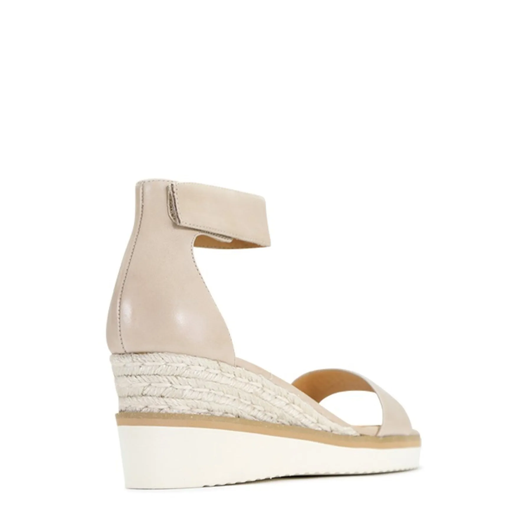 SANDALES ESPADRILLES EN CUIR CONFORTABLES