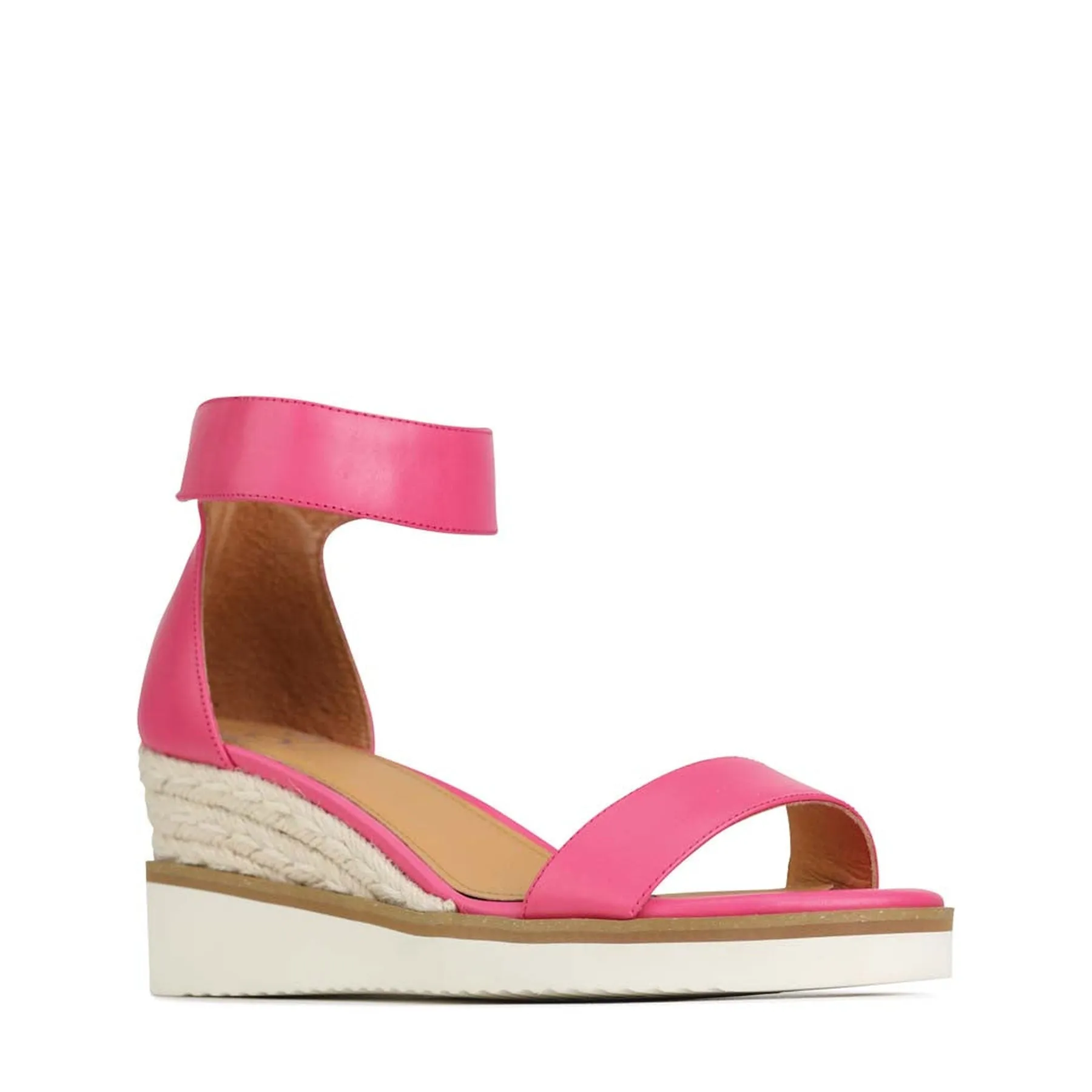 SANDALES ESPADRILLES EN CUIR CONFORTABLES