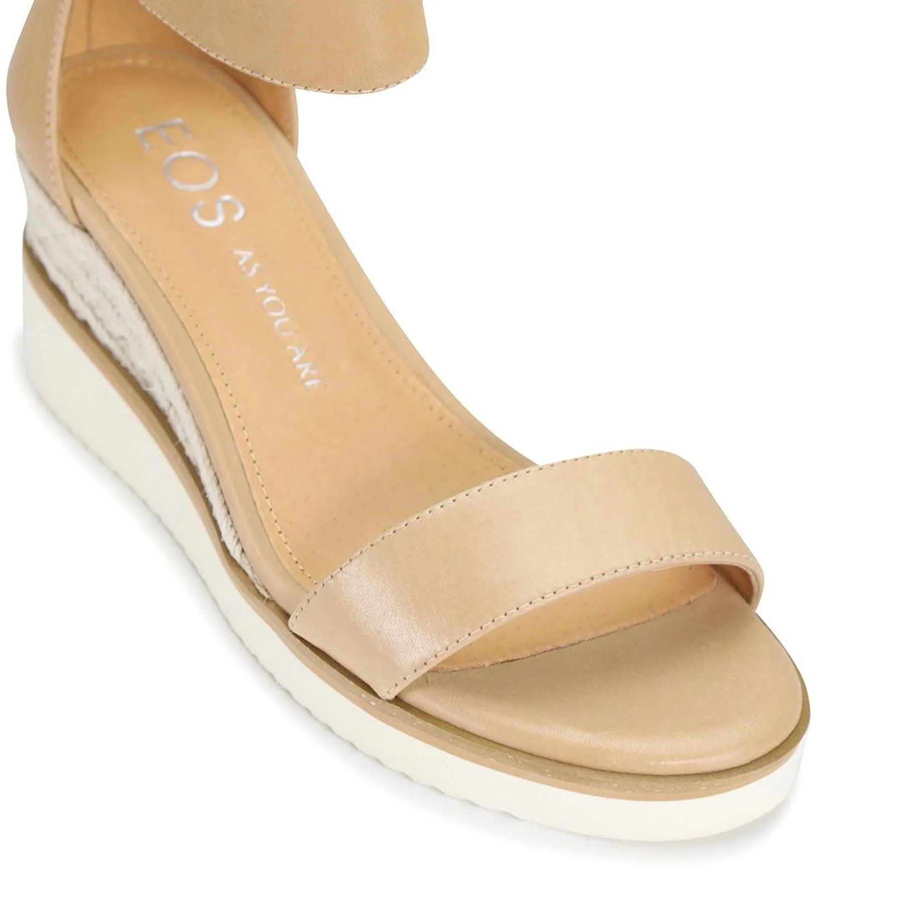 SANDALES ESPADRILLES EN CUIR CONFORTABLES
