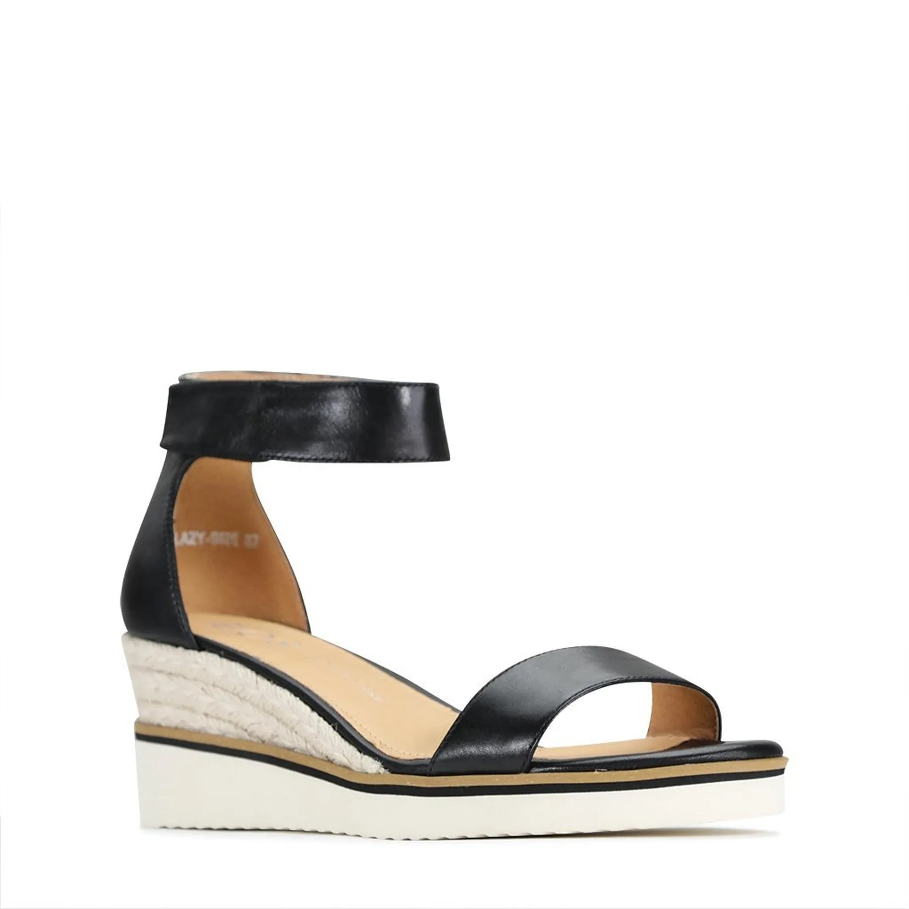 SANDALES ESPADRILLES EN CUIR CONFORTABLES