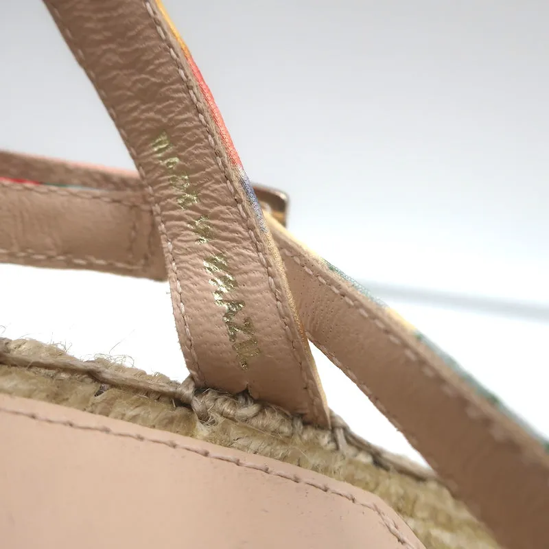 Loeffler Randall Charley Escarpins à Nœuds Floraux à Plateforme Espadrille Taille 10.5 NEUF