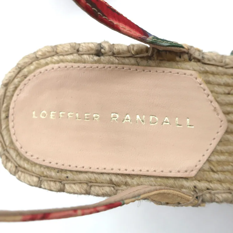 Loeffler Randall Charley Escarpins à Nœuds Floraux à Plateforme Espadrille Taille 10.5 NEUF
