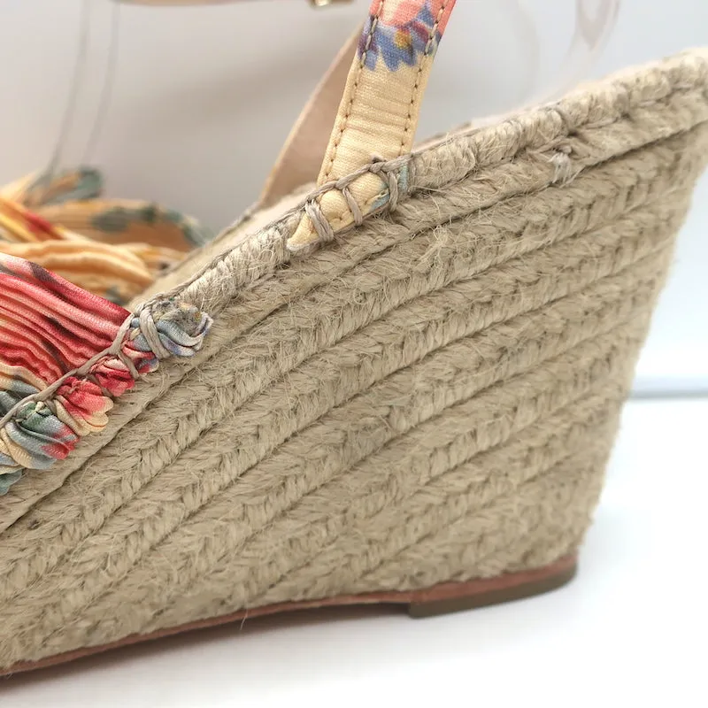 Loeffler Randall Charley Escarpins à Nœuds Floraux à Plateforme Espadrille Taille 10.5 NEUF